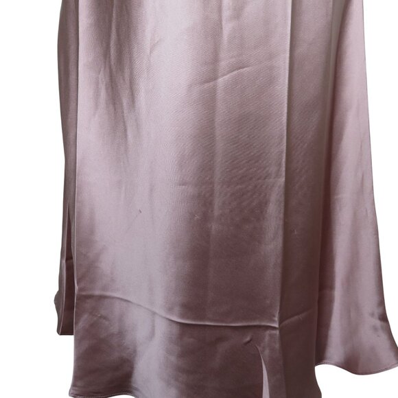New SilkSilky Womens 100% Silk Pink Slip Dress Adjustable Straps Size Small - Picture 7 of 10